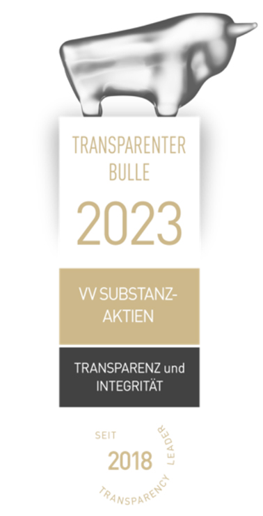 transparenter bulle award