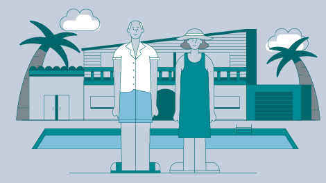 Übergang vom Arbeitsleben in den Ruhestand